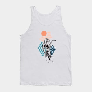 Cycling Dinosaur Tank Top